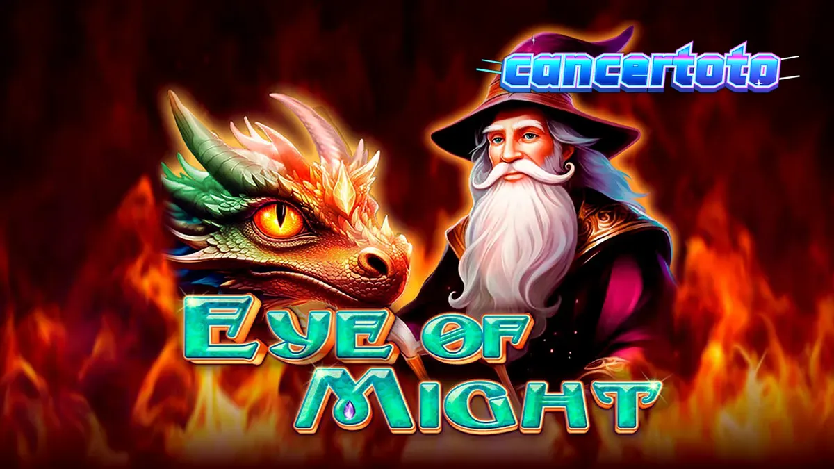 Tampilan visual slot Eye of Might dengan tema fantasi